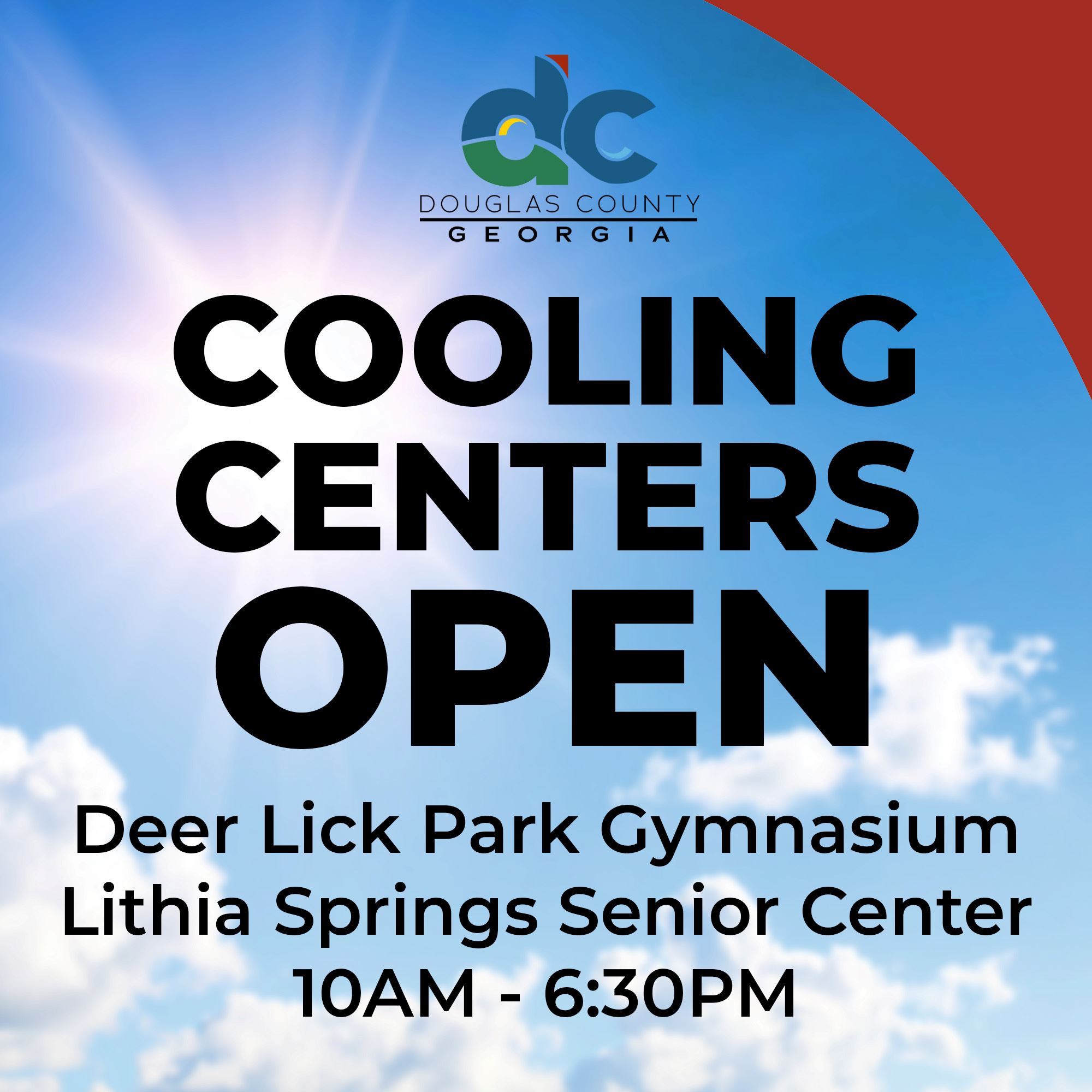 Cooling Centers Open
