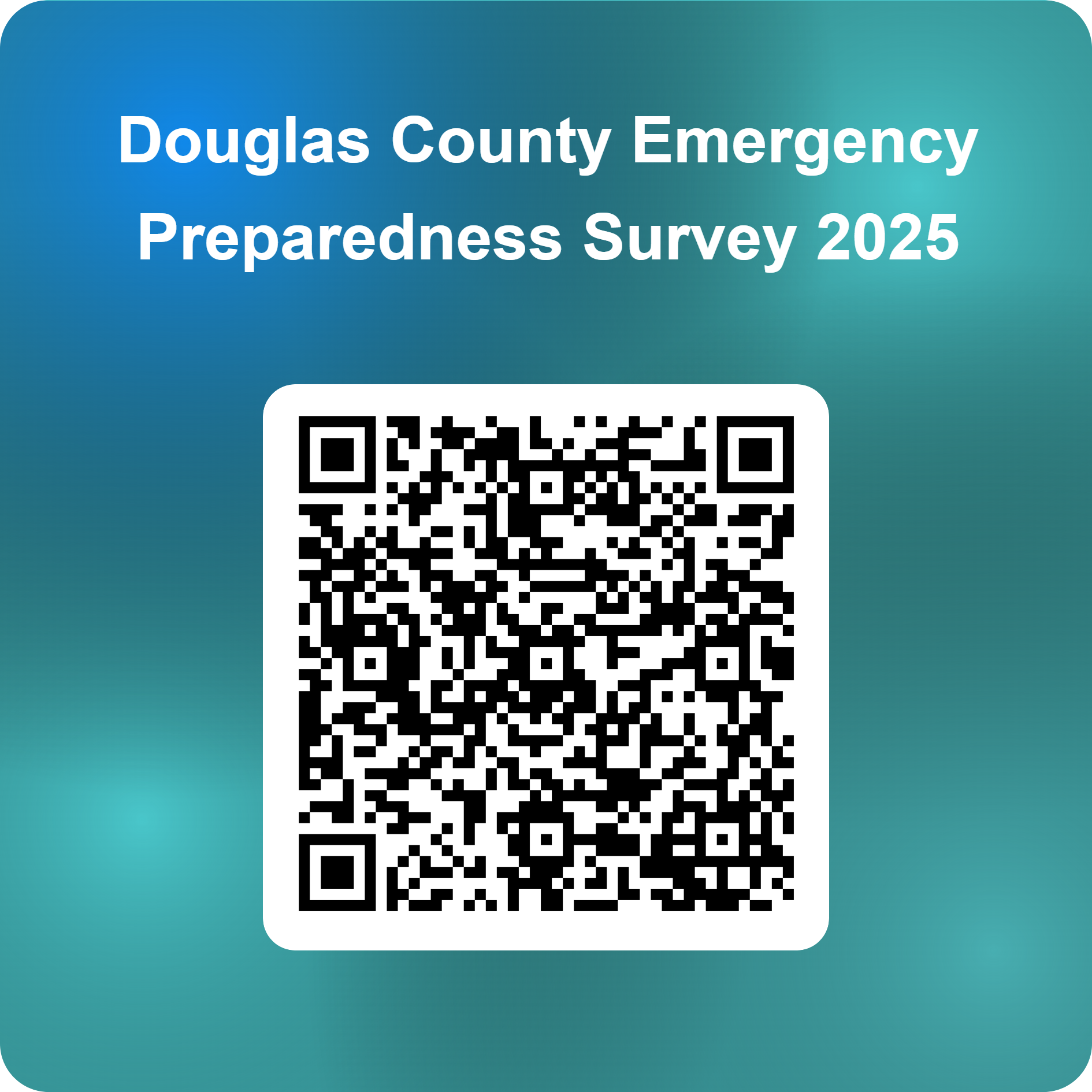 QRCode for Douglas County Emergency Preparedness Survey 2025