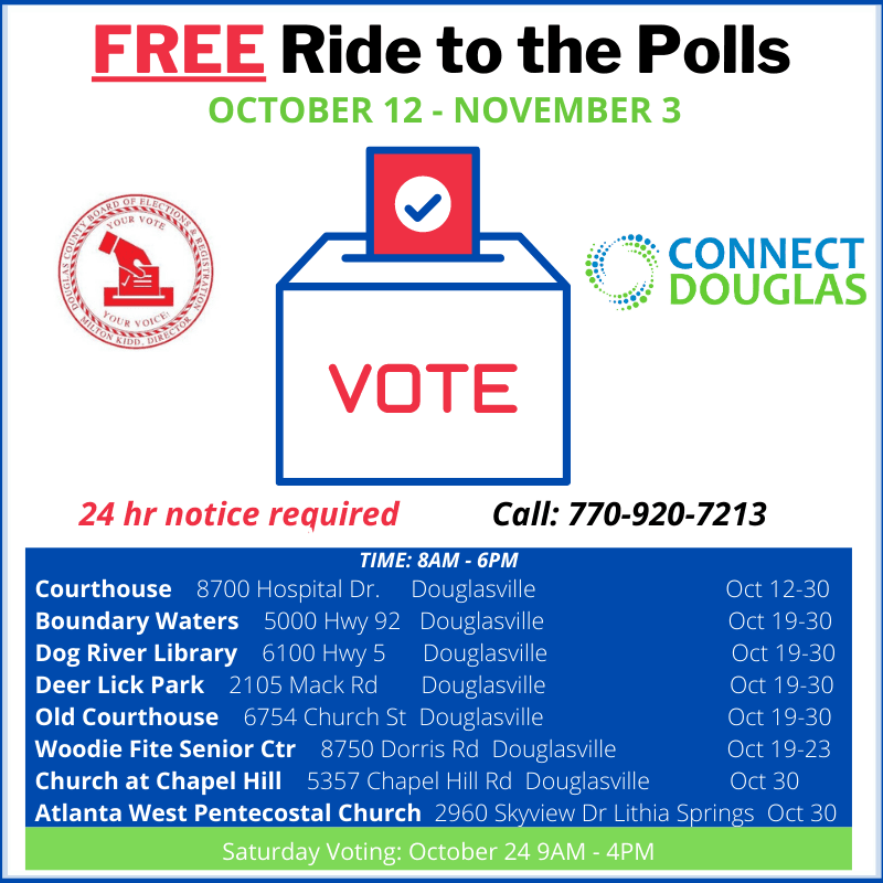 Connect Douglas_Ride to the Polls 2020