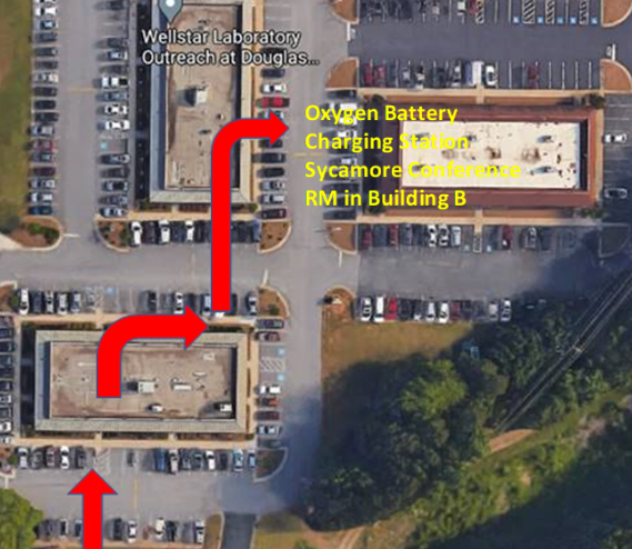 Oxygen recharging station square