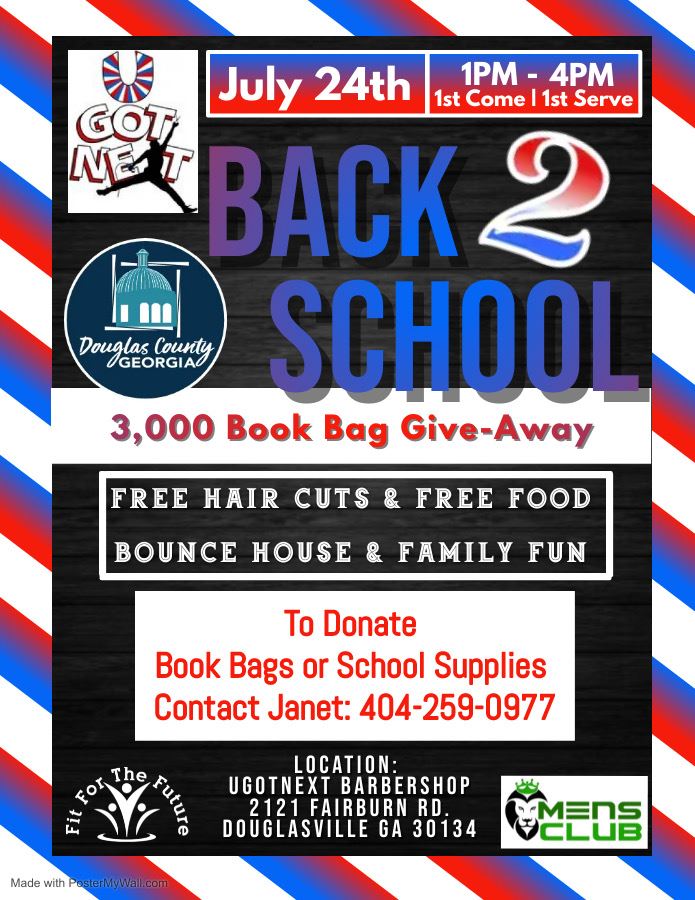 Back 2 School BookBag Drive